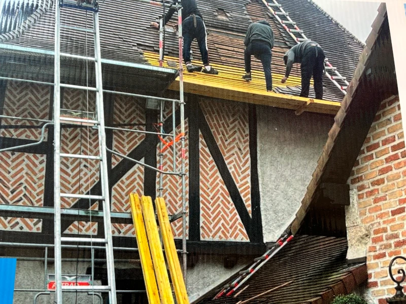 pose toiture ardoises - coutras