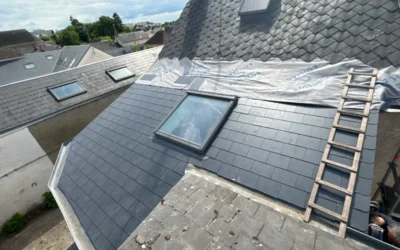 Rénovation toiture ardoises Ambarès